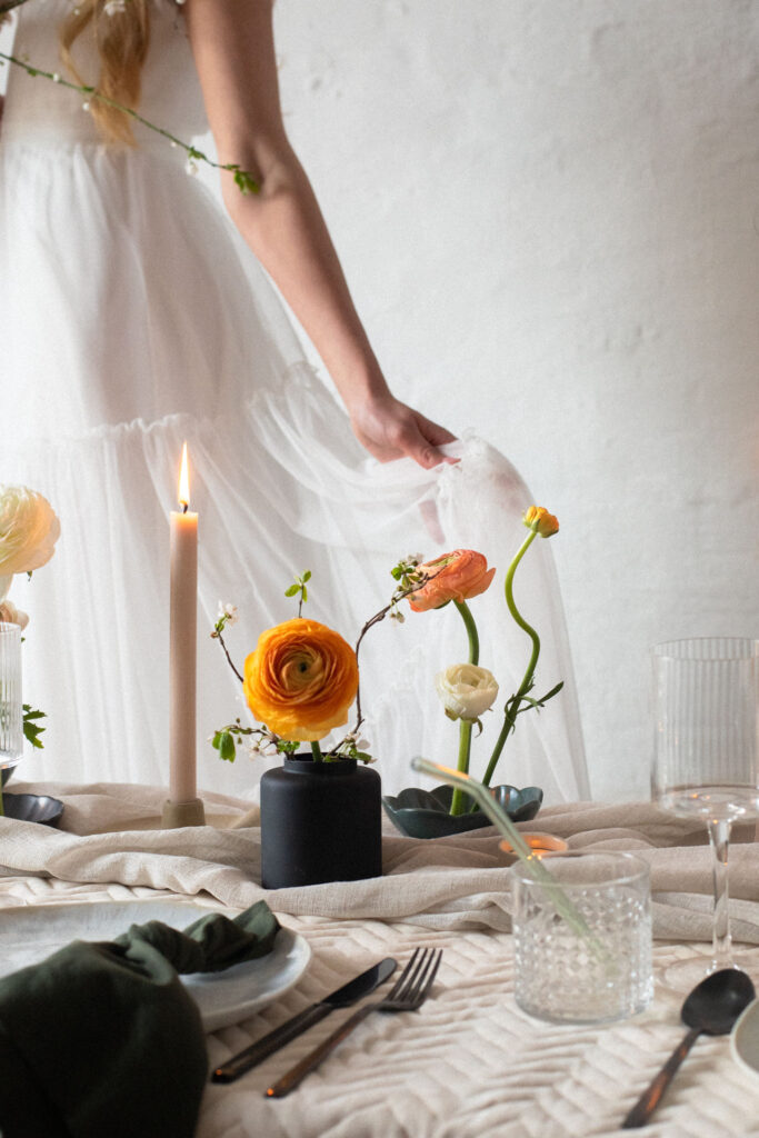 Wabi Sabi Inspiriertes Shooting mit Blossem Weddings