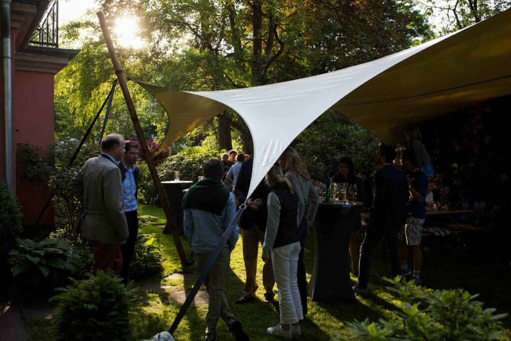 Abendliches get together vor dem großen Tag